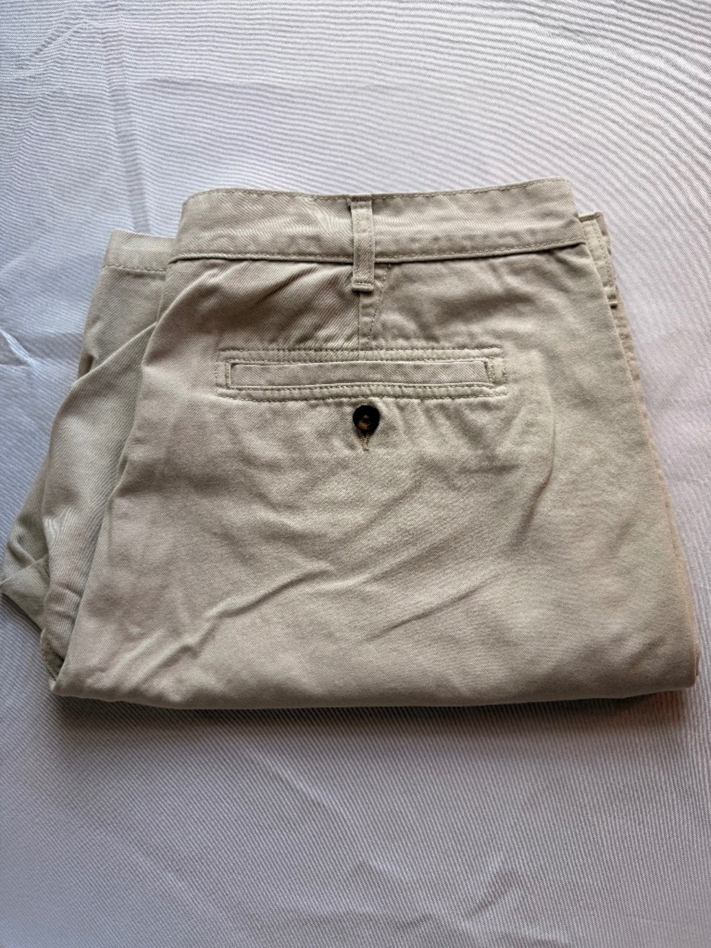 Faded Glory Khaki Tan Cotton Casual Shorts Mens Size 42